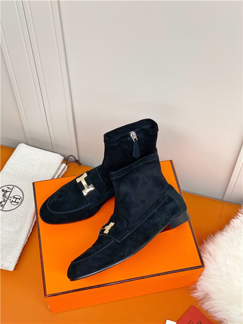 hermes H buckle boots replica shoes