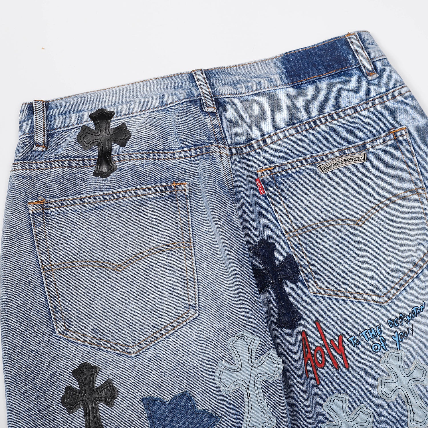 Chrome Hearts Denim Shorts