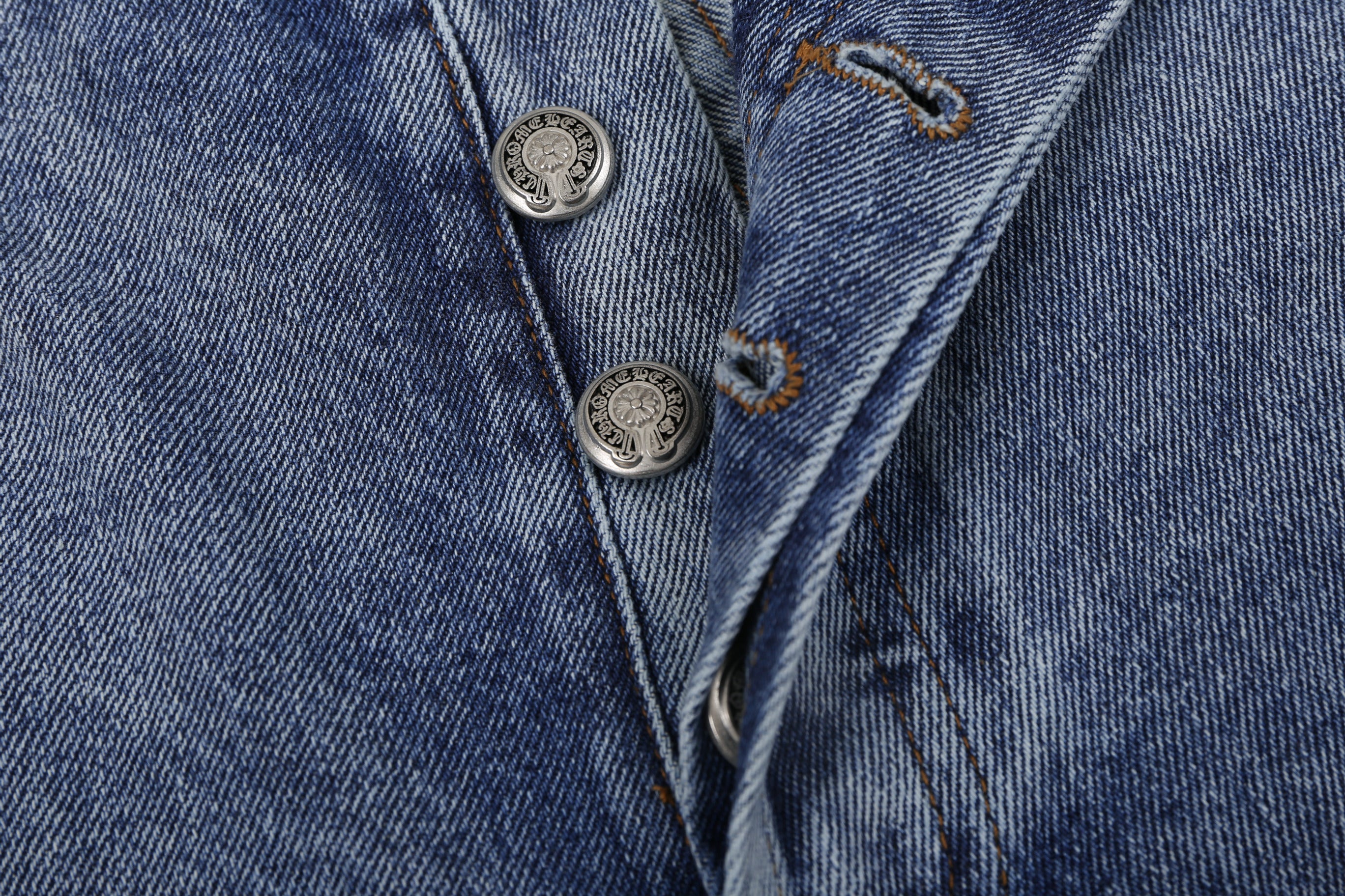 Chrome Hearts Replica Cross Flare Denim