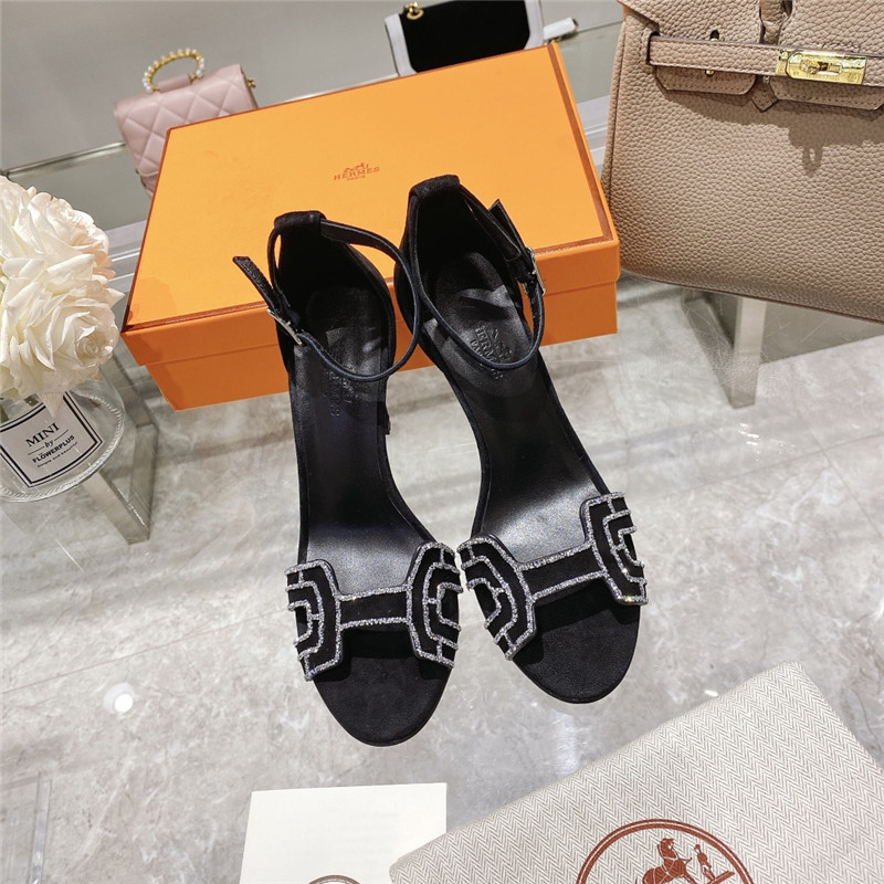 hermes heel sandals