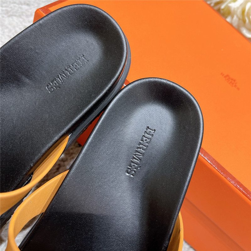 hermes platform slippers