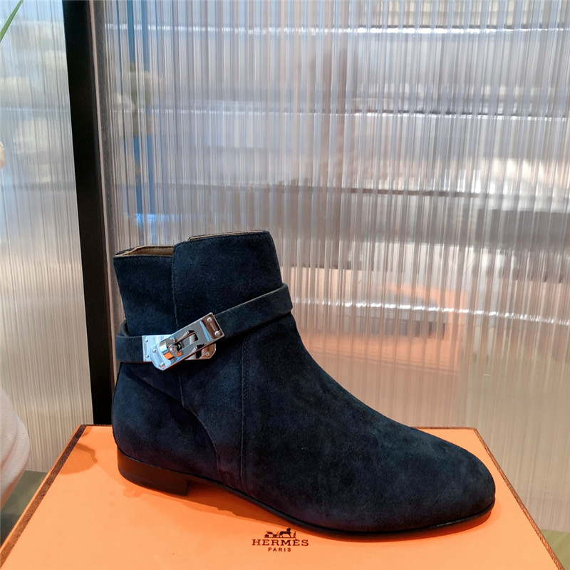 hermes kelly buckle ankle boots