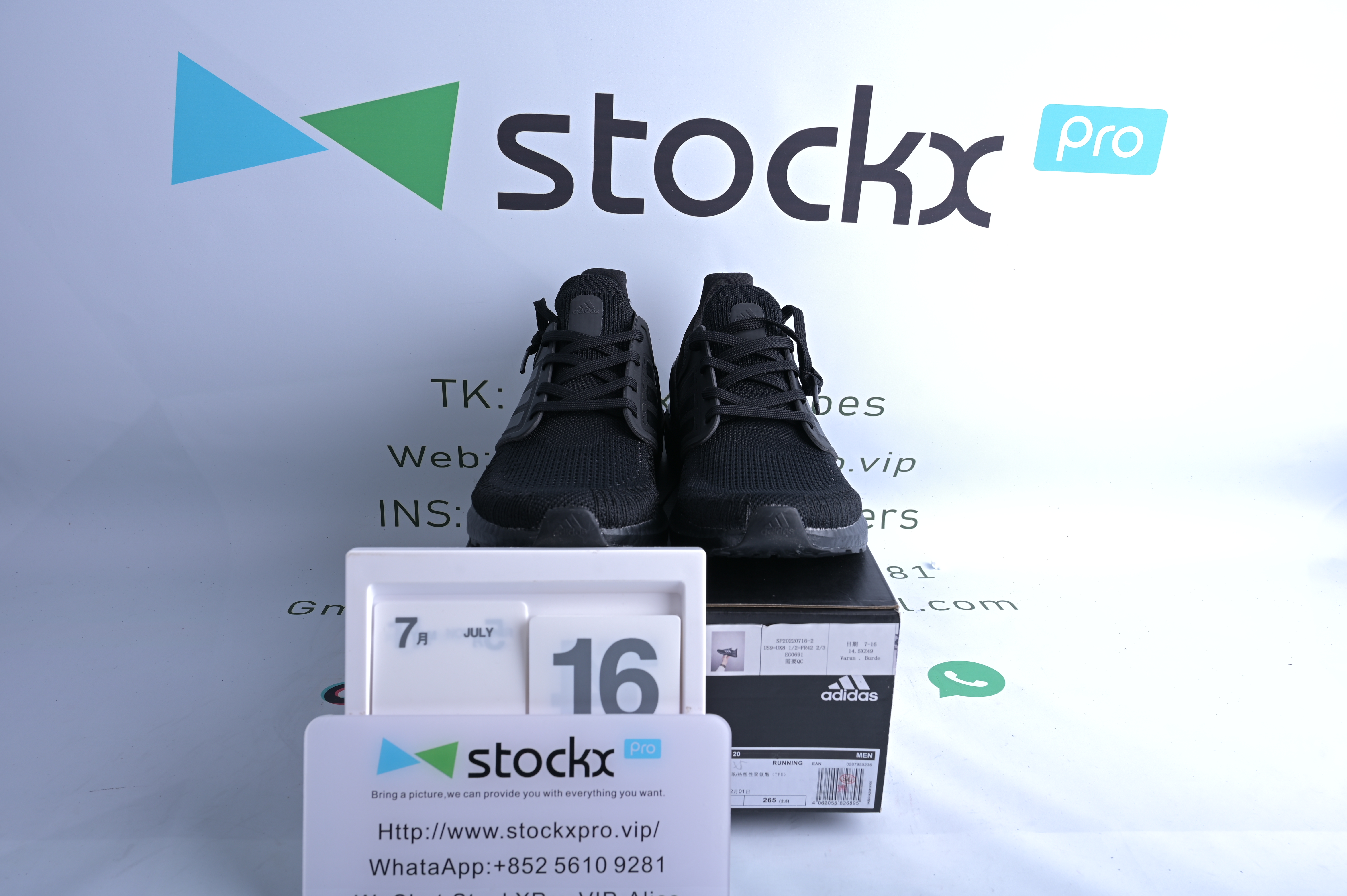 adidas Ultra Boost 20 Triple Black EG0691