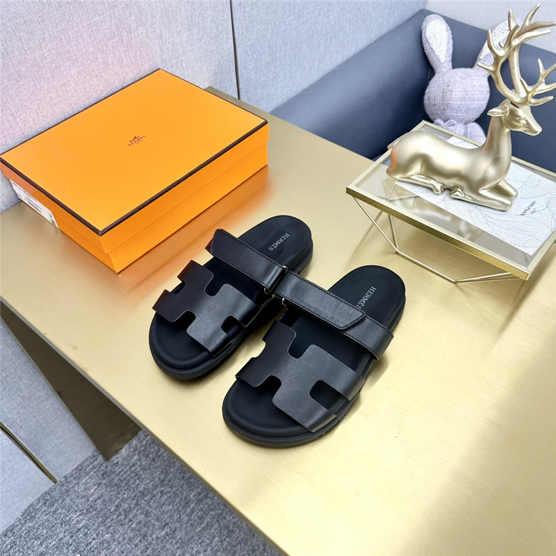 Hermès roll cake hair uncle slippers