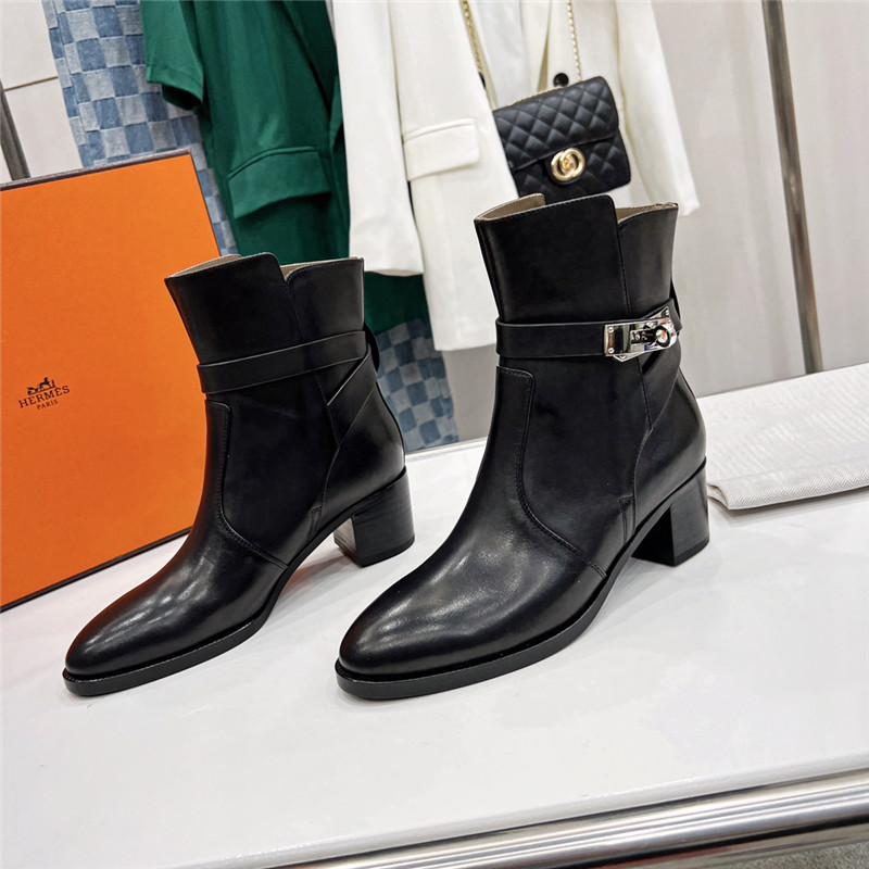 hermes frenchie 50 ankle boots
