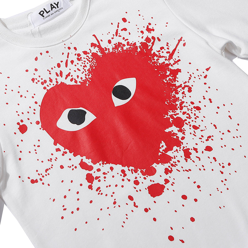 Play Comme Des Garcons Heart Hoodie 3104