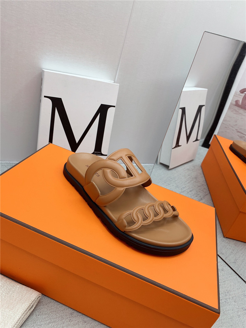 hermes flat sandals