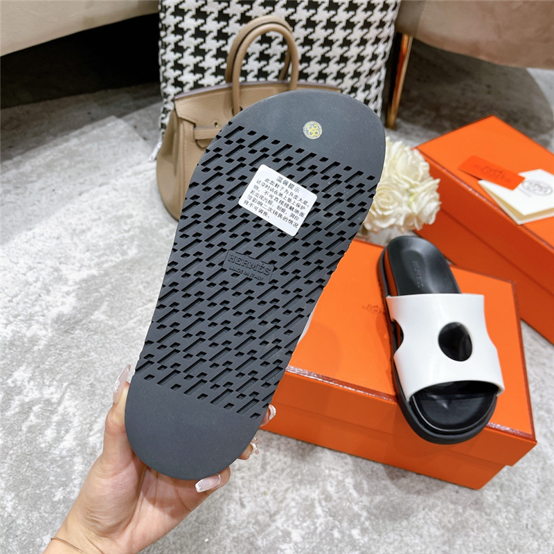 hermes platform slippers
