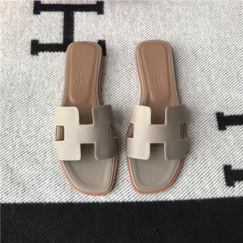 hermes flat slippers womens