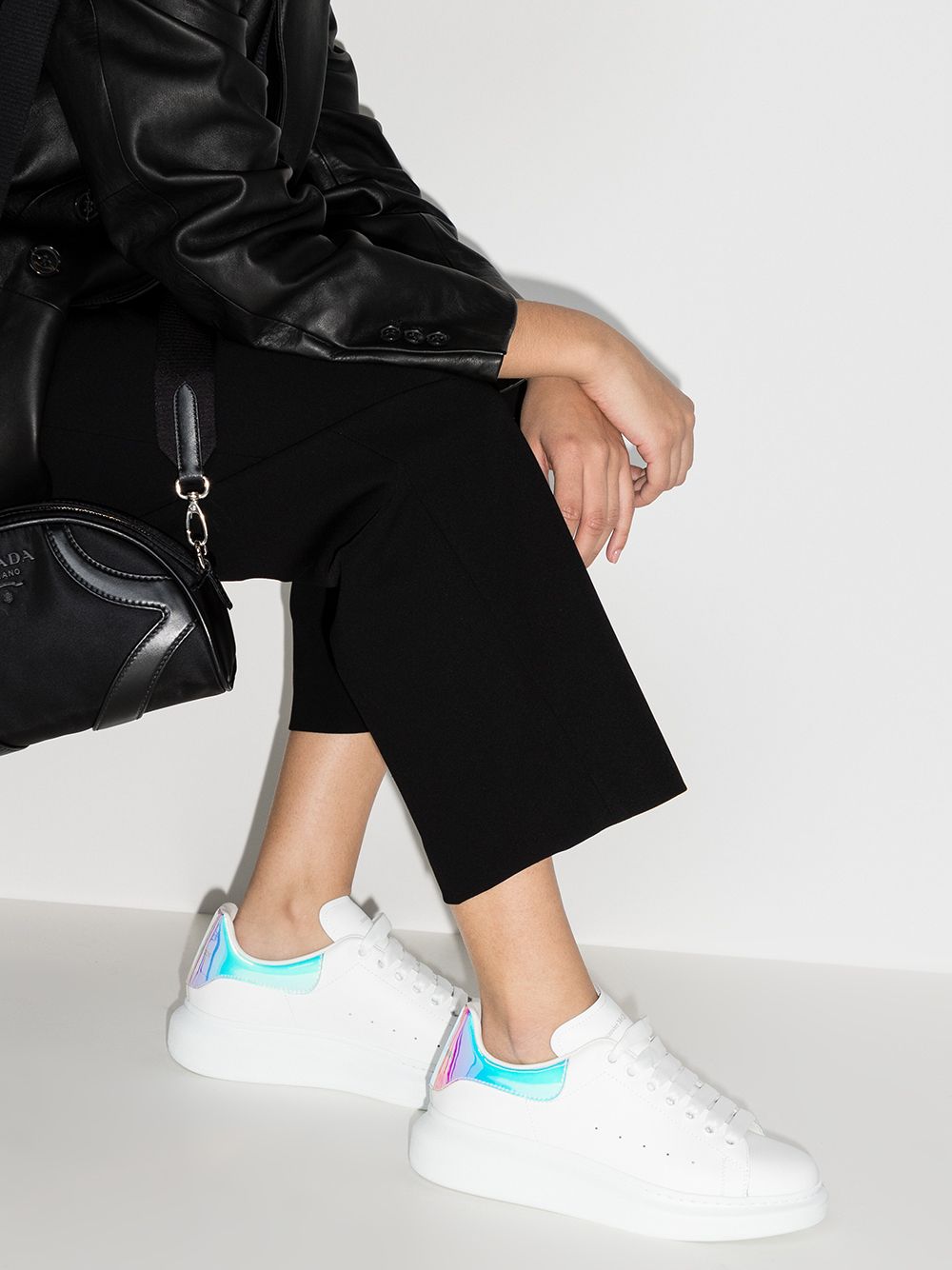 Alexander Mcqueen Dupes Oversized lace-up sneakers