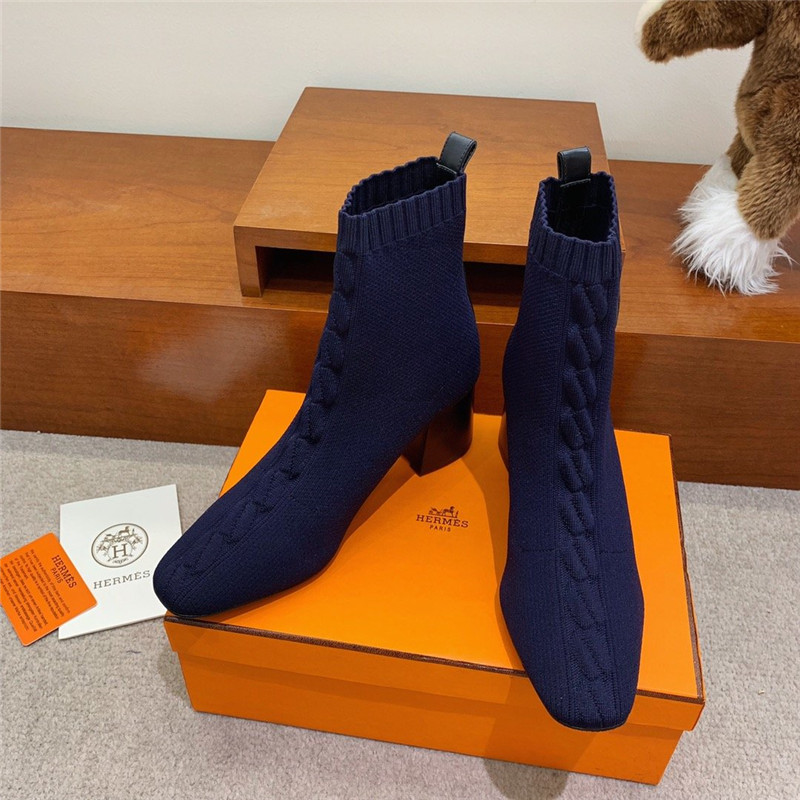 Hermes Birkin Replica Volver 60 ankle boot in blue