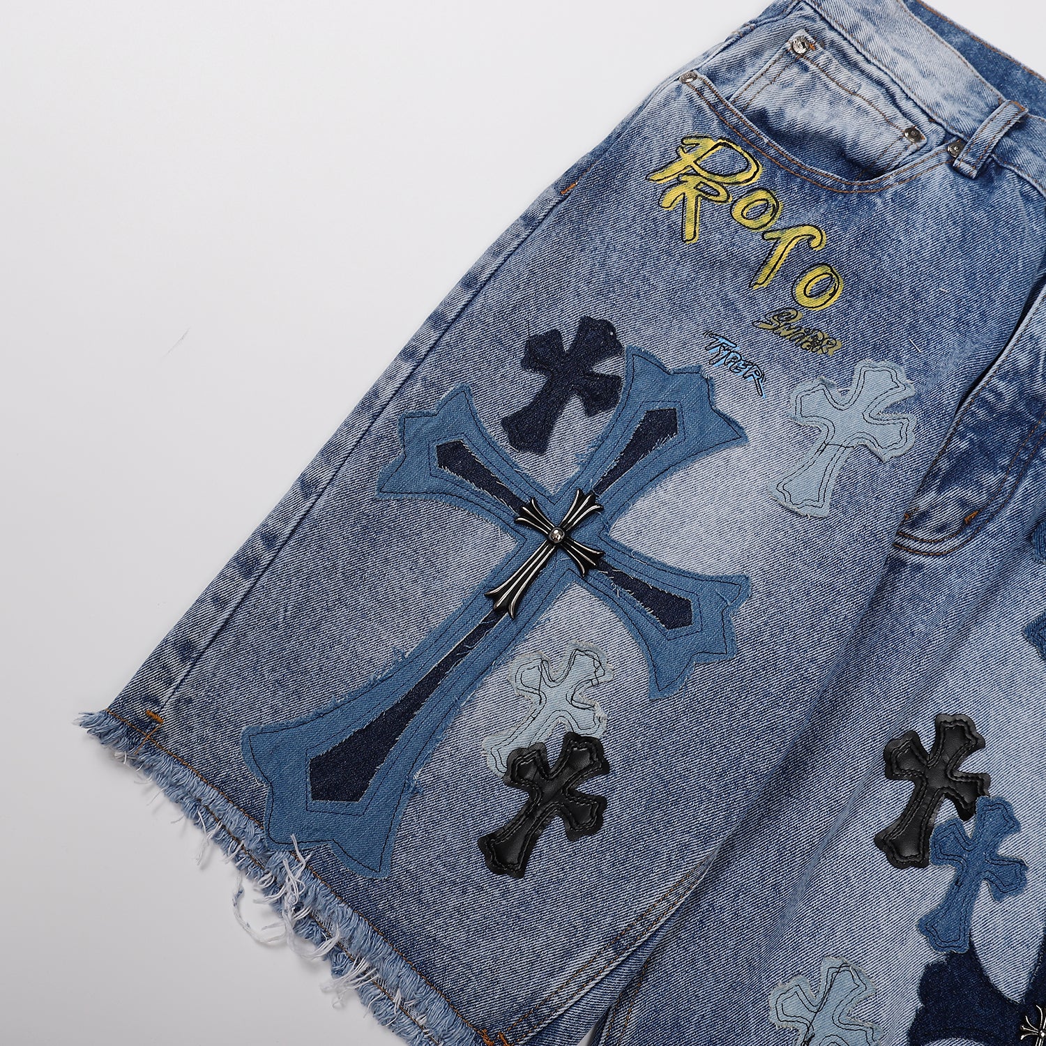 Chrome Hearts Denim Shorts