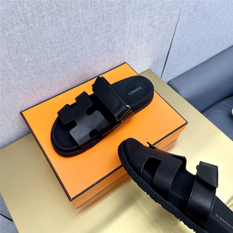 Hermès roll cake hair uncle slippers