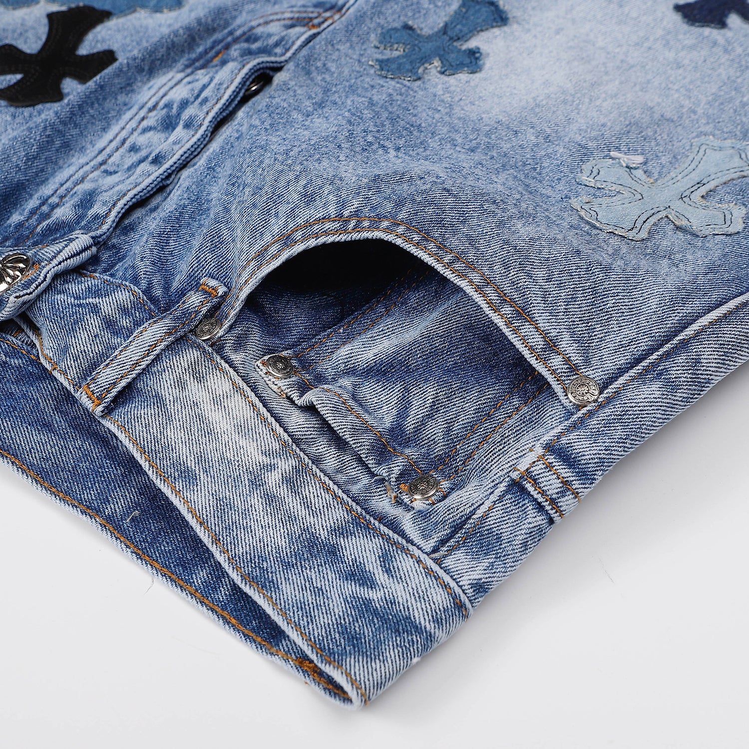 Chrome Hearts Denim Shorts