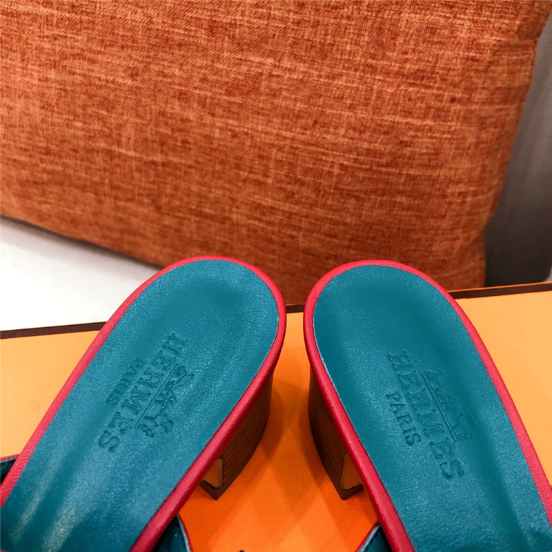 Hermes Sandals Dupe chunky heel sandals