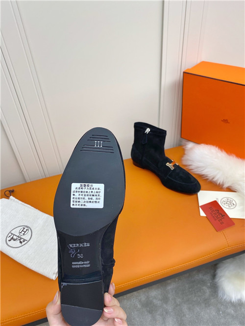 hermes H buckle boots replica shoes