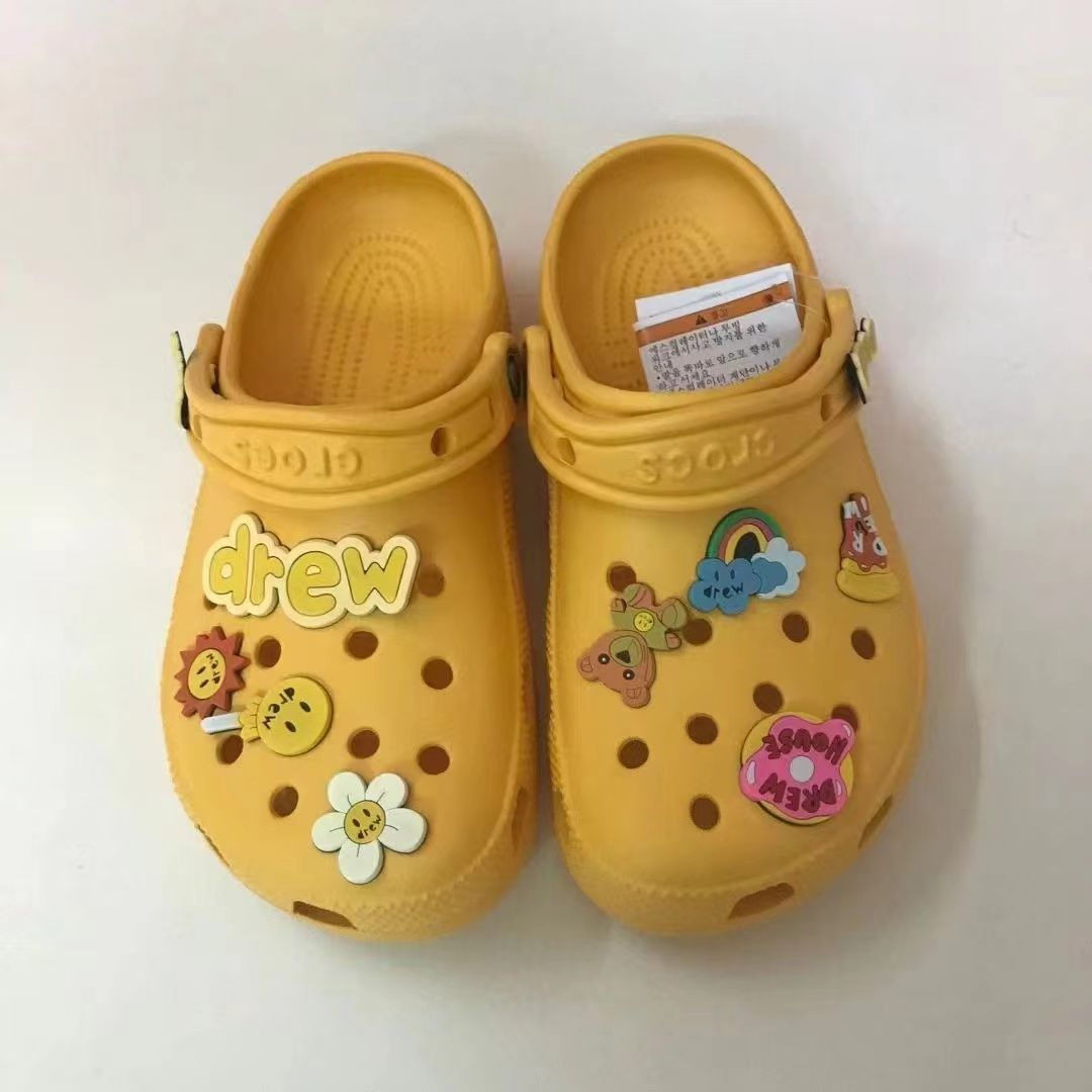 Drew House Crocs Justin Slippers White