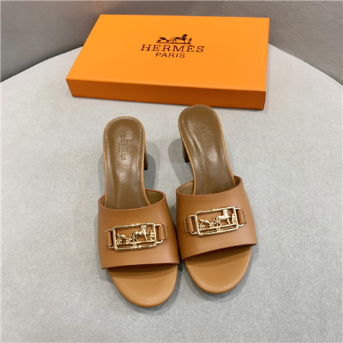 hermes lady slippers