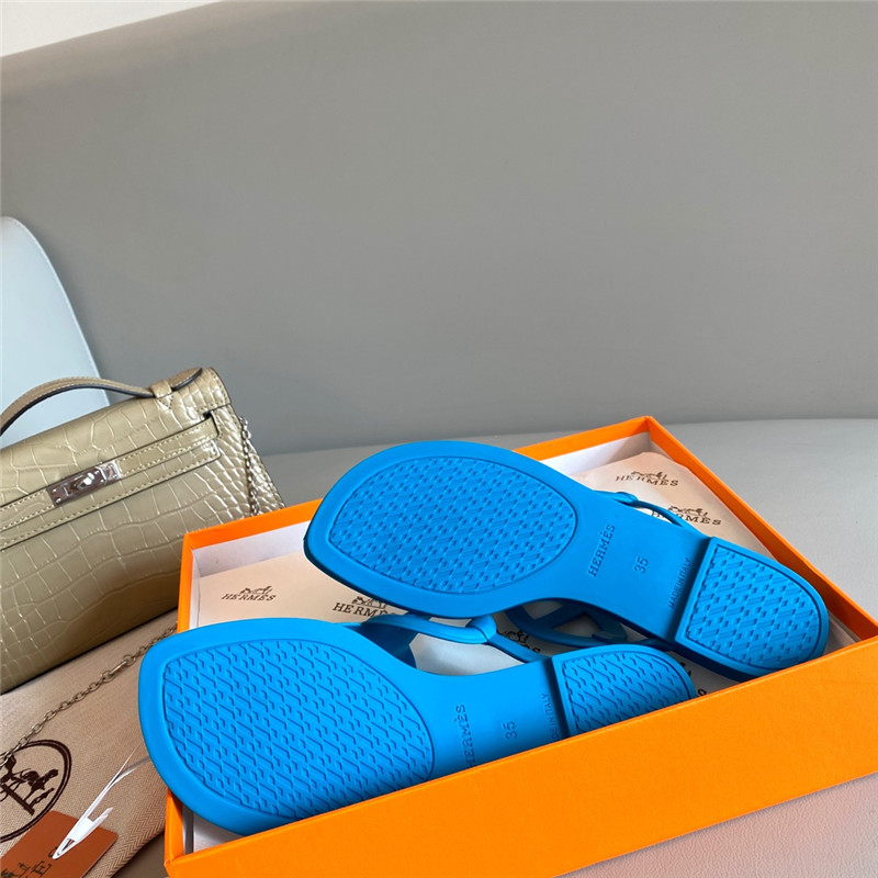 Hermès new pig nose chain flip flops