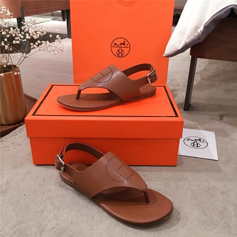 Hermes fake sandals replica sandals shoes