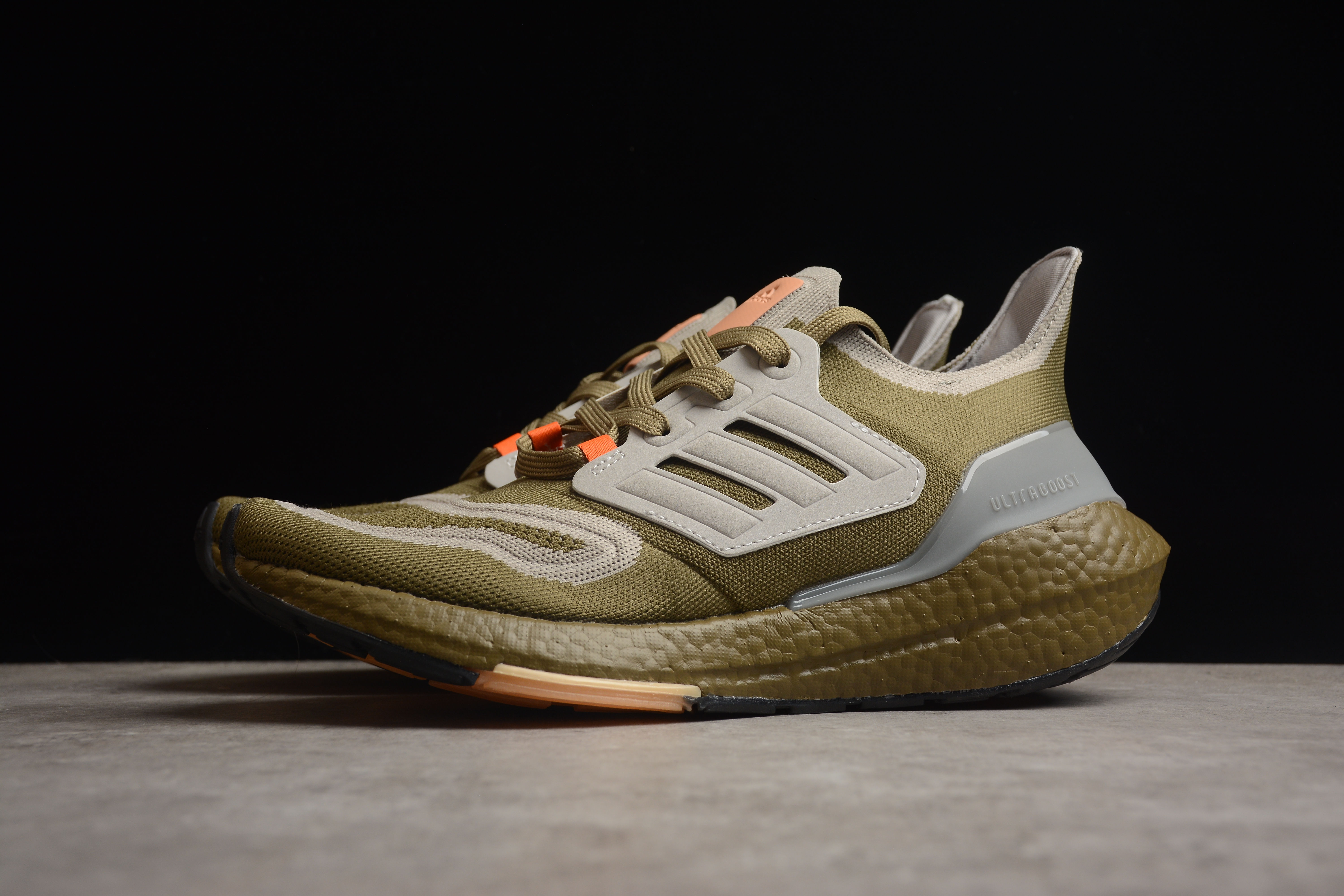 adidas Ultra Boost 22 Orbit Green Beam Orange GX9140