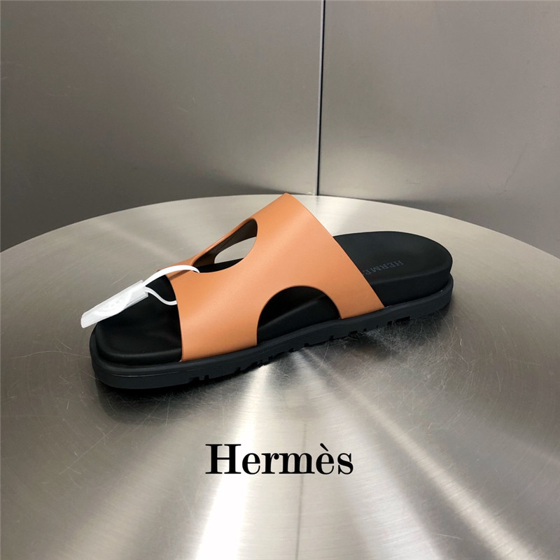 hermes edith hole slippers