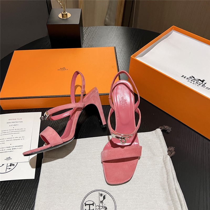 Hermes Sandals Dupe classic H high-heeled sandals
