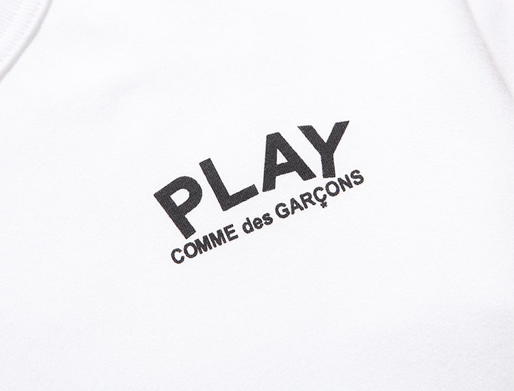 Play Comme Des Garcons Half Red Heart T Shirt 2321