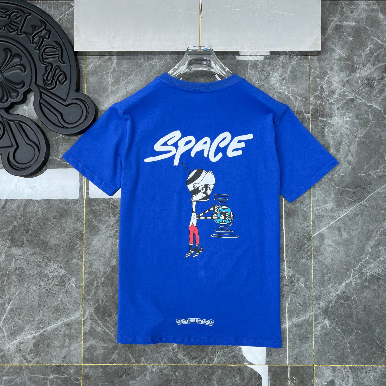 Chrome Hearts Replica Matty Boy Space T-Shirt Blue