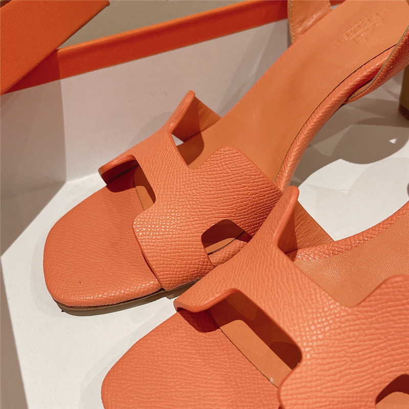 Hermès early spring counter new high-heeled sandals