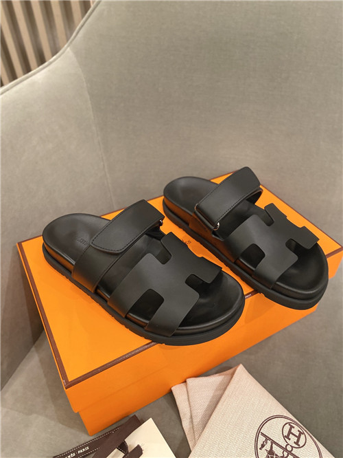 hermes h slippers women