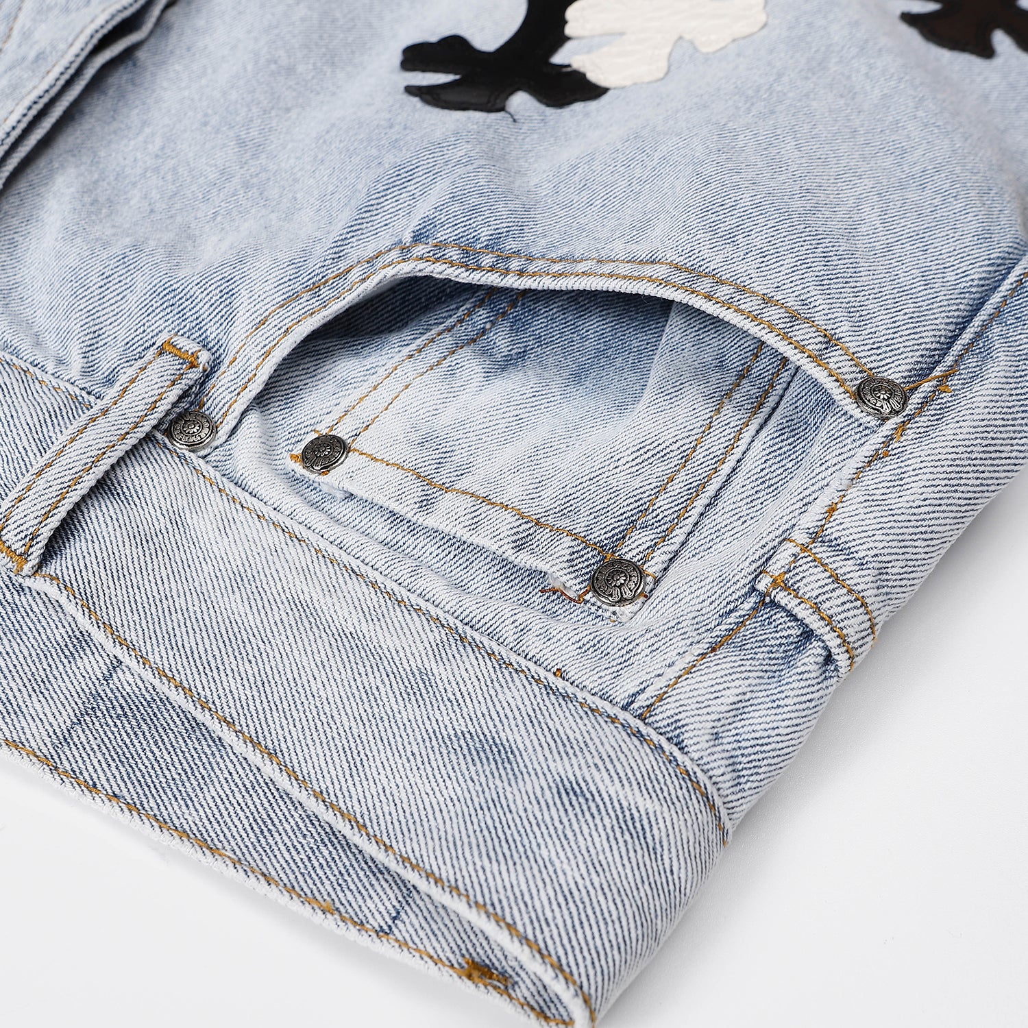 Chrome Hearts Denim Shorts