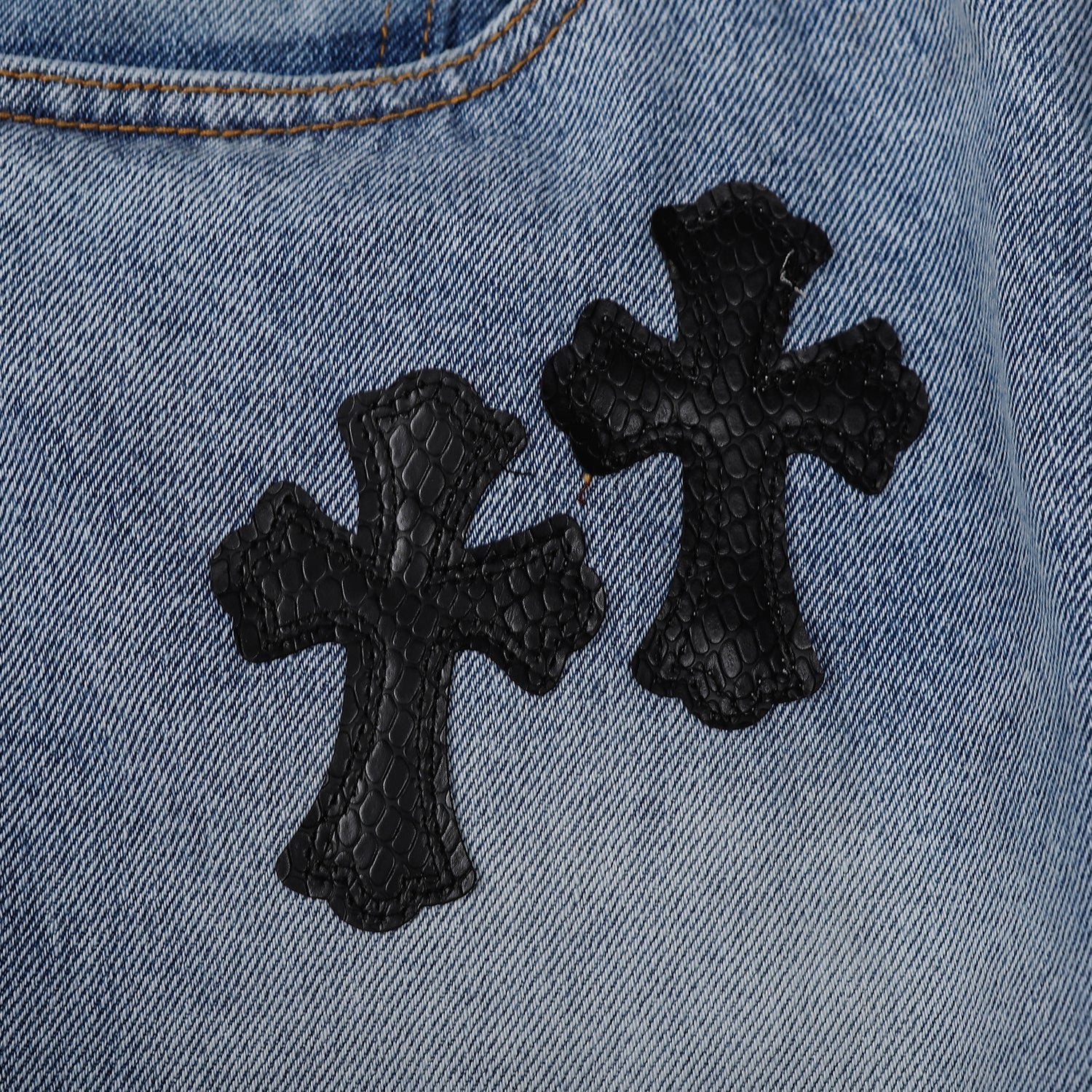 Chrome Hearts Denim Shorts