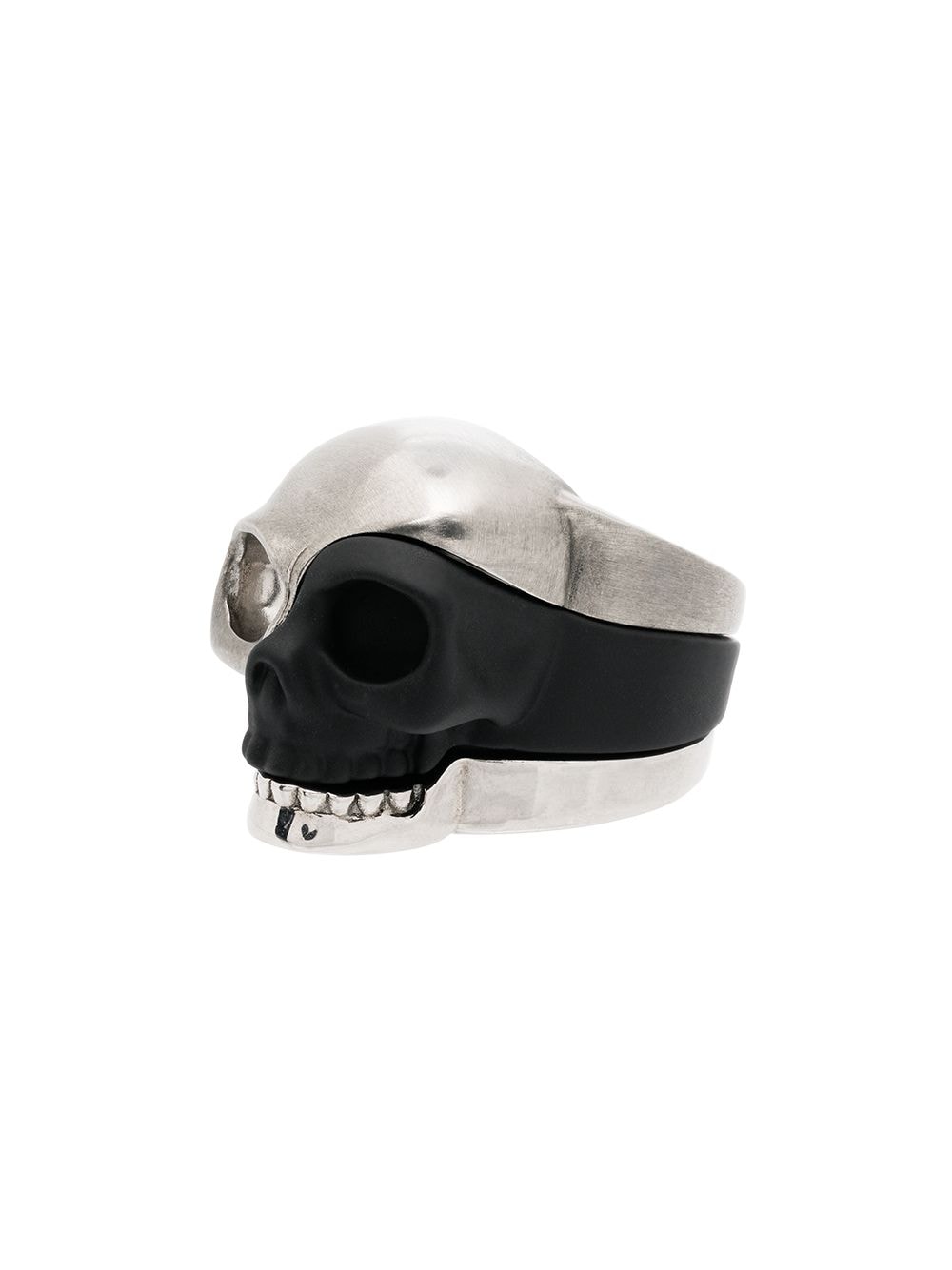 Alexander Mcqueen Dupes three-piece Skull motif ring