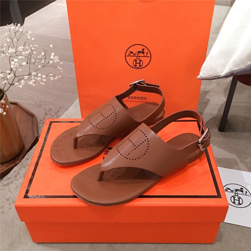 Hermes fake sandals replica sandals shoes