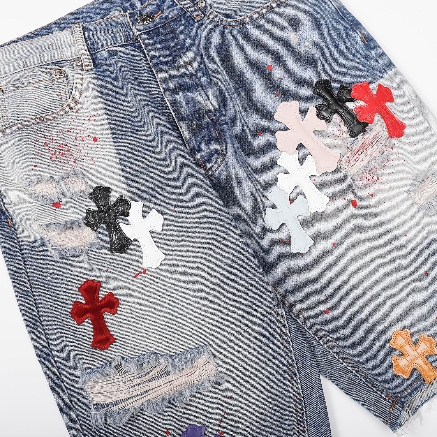 Chrome Hearts Denim Shorts