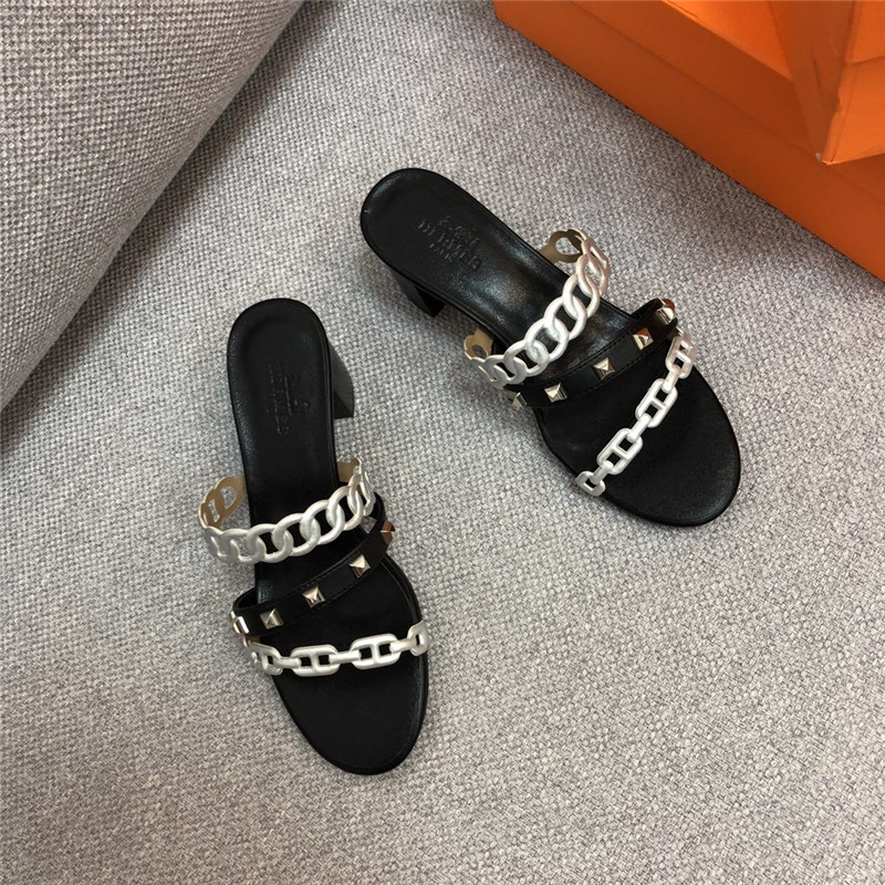 Hermes fake sandals replica sandals shoes