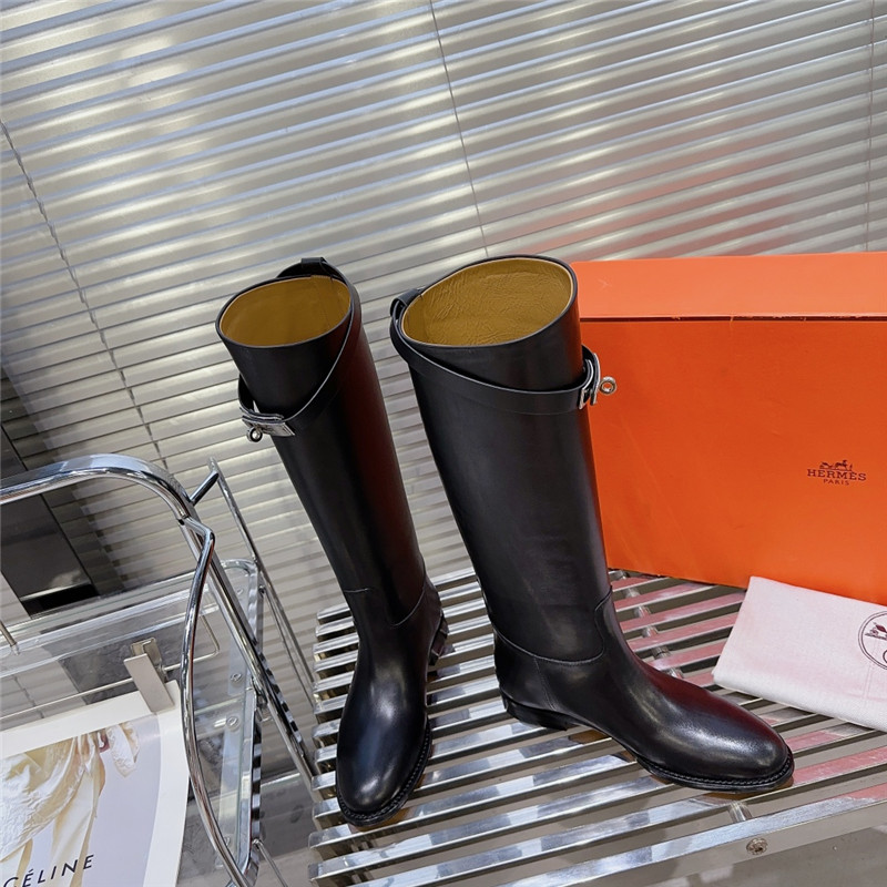 Hermès H lock perpetual classic boots