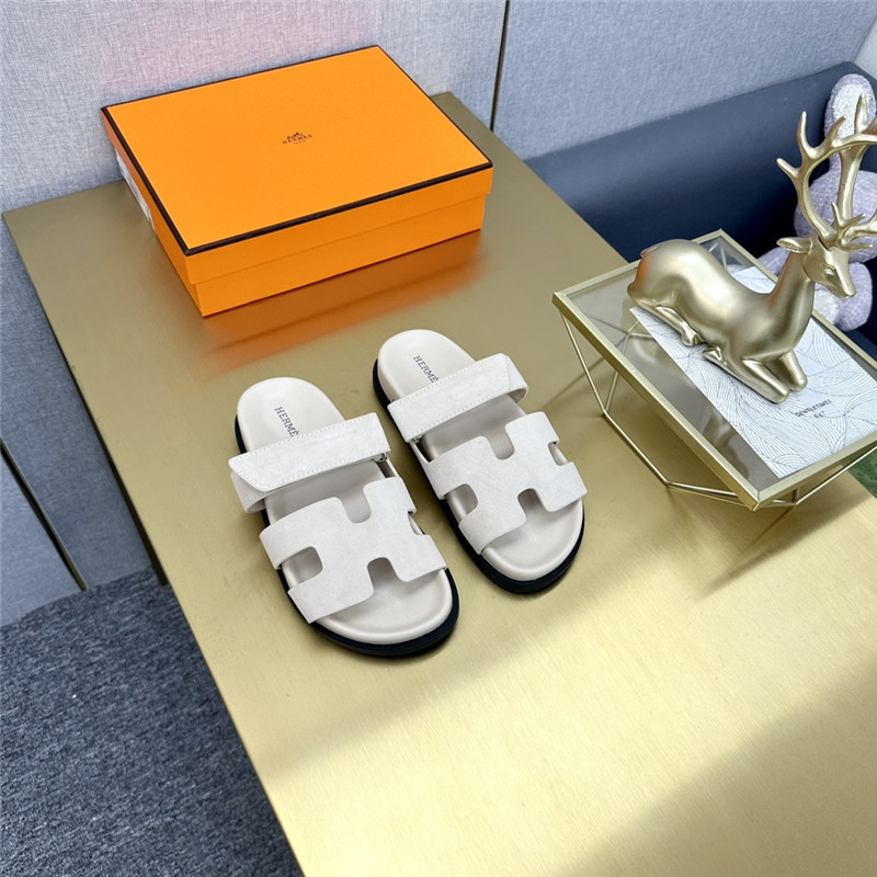 Hermès roll cake hair uncle slippers