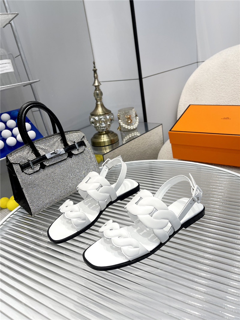 Hermès pig nose sandals
