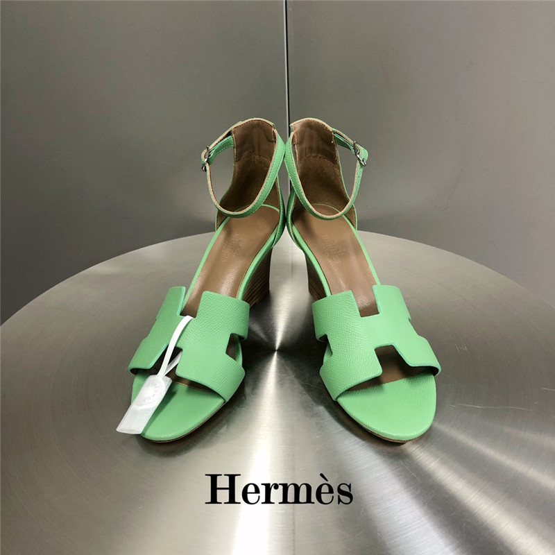hermes legend wedge sandals