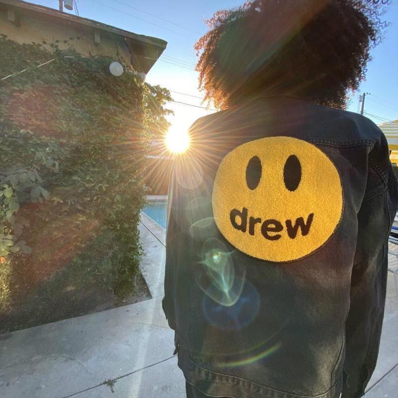 Drew denim jacket black
