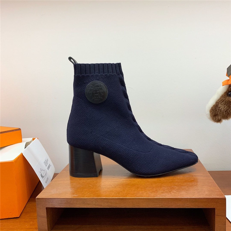Hermes Birkin Replica Volver 60 ankle boot in blue