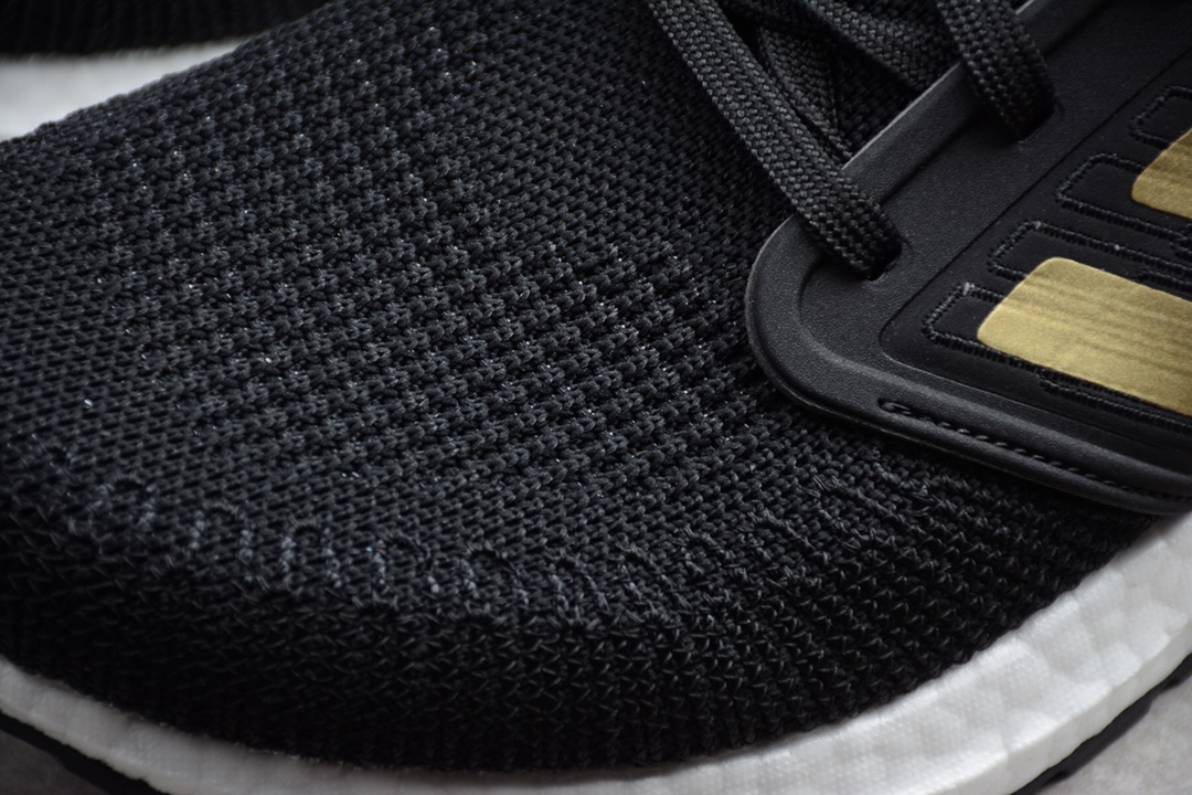 adidas Ultra Boost 20 Black Gold White EE4393
