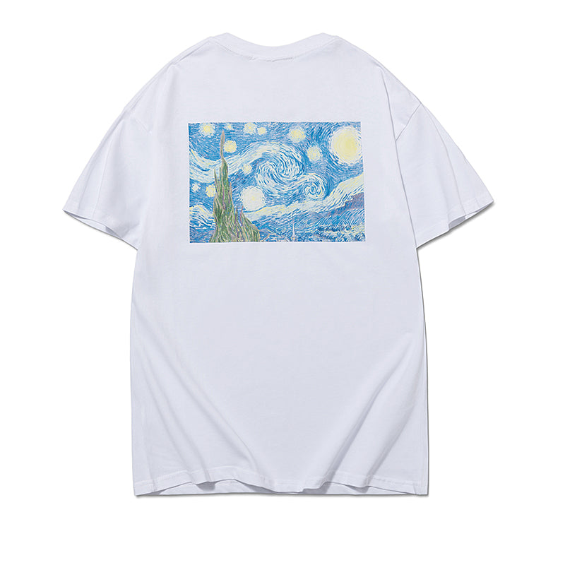 Fear of God Replica Essentials Van Gogh Cotton T Shirt 931