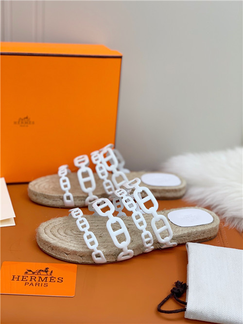 hermes flat slippers