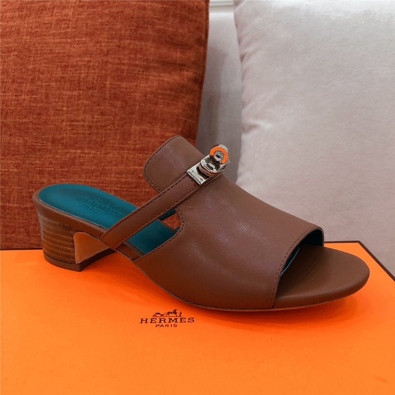 Hermes Sandals Dupe chunky heel sandals