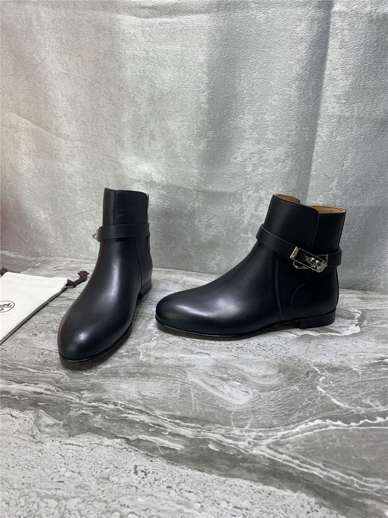 hermes kelly ankle boots