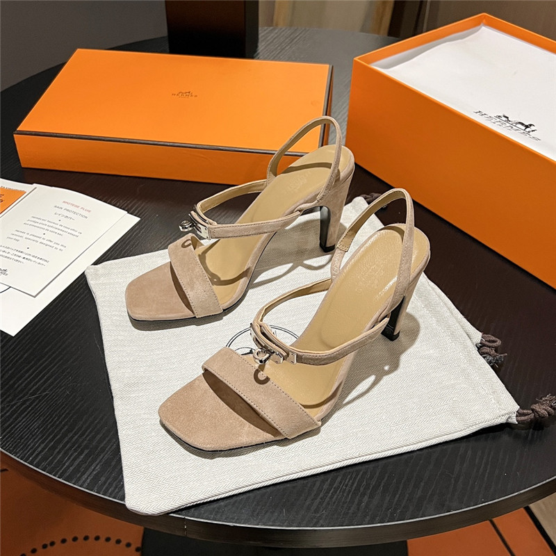 Hermes Sandals Dupe classic H high-heeled sandals