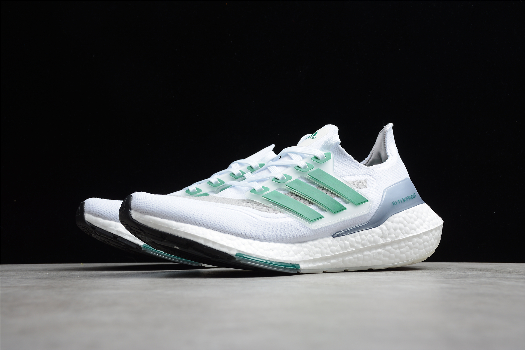 adidas Ultra Boost 21 White Sub Green FZ2326